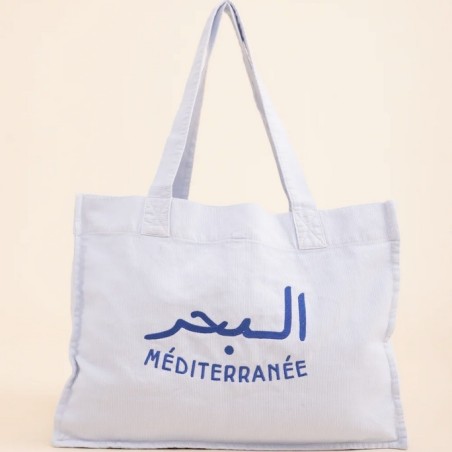 Cabas Mer Méditerrannée Bleu Clair