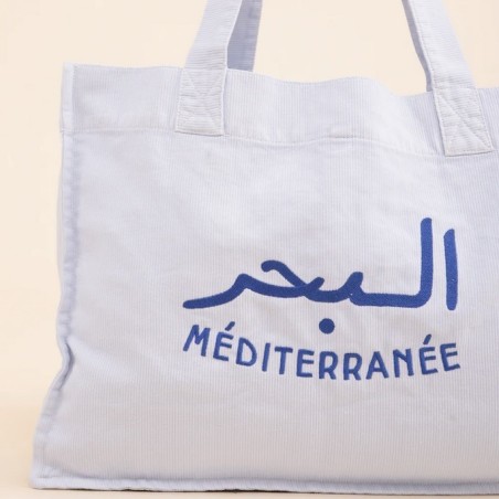 Cabas Mer Méditerrannée Bleu Clair
