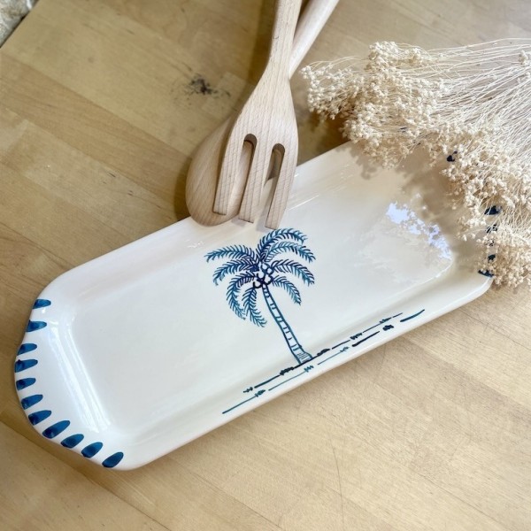 AZUL - Plat à tarte Palmeira - Ollarus