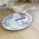 AZUL - Plat creux oval Saudade Azul - Ollarus