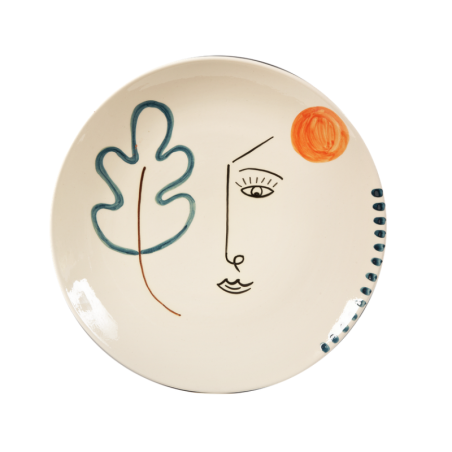 AZUL - Ollarus - Grande assiette Caras