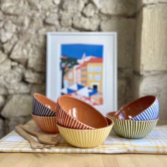 Saladier rond listas ⌀ 27cm