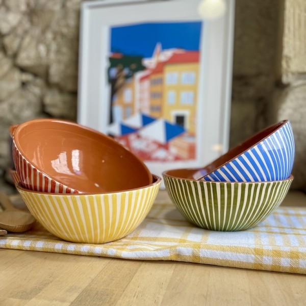Saladier rond listas ⌀ 27cm