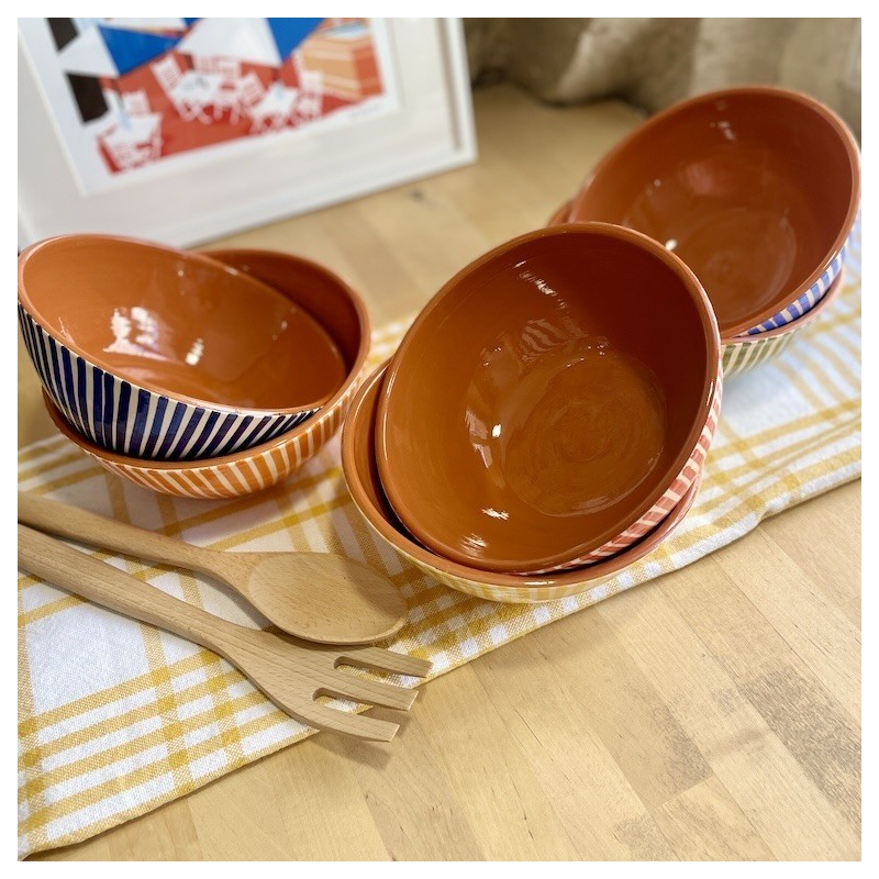 Saladier rond listas ⌀ 27cm