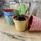 AZUL - Grand cache pot Ethnic