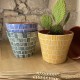 AZUL - Grand cache pot Ethnic