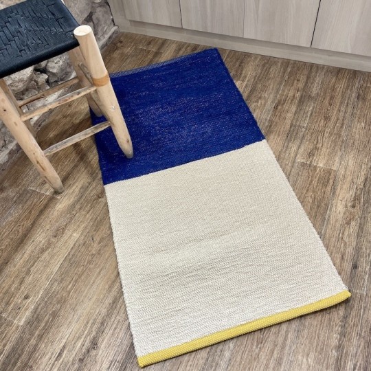 AZUL - Tapis Grafico en coton
