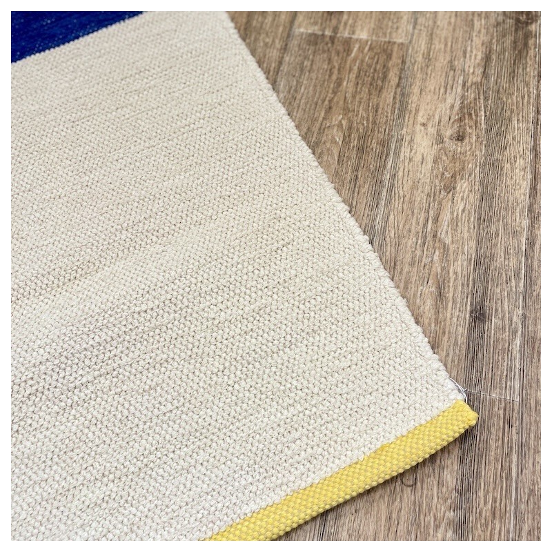 AZUL - Tapis Grafico en coton