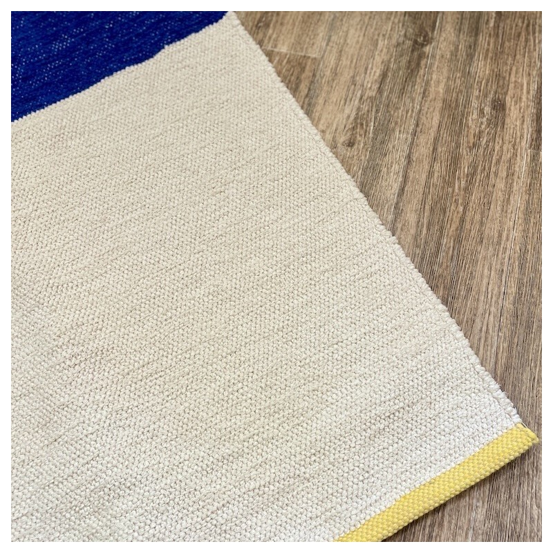 AZUL - Tapis Grafico en coton