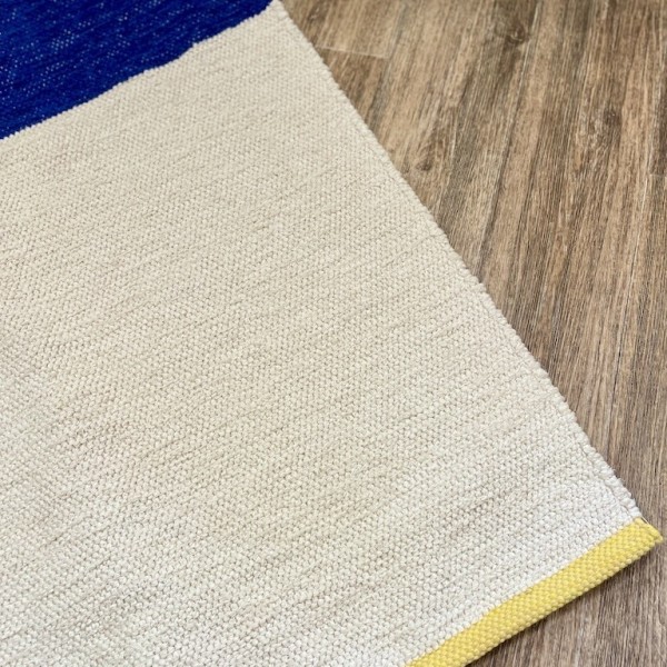 AZUL - Tapis Grafico en coton