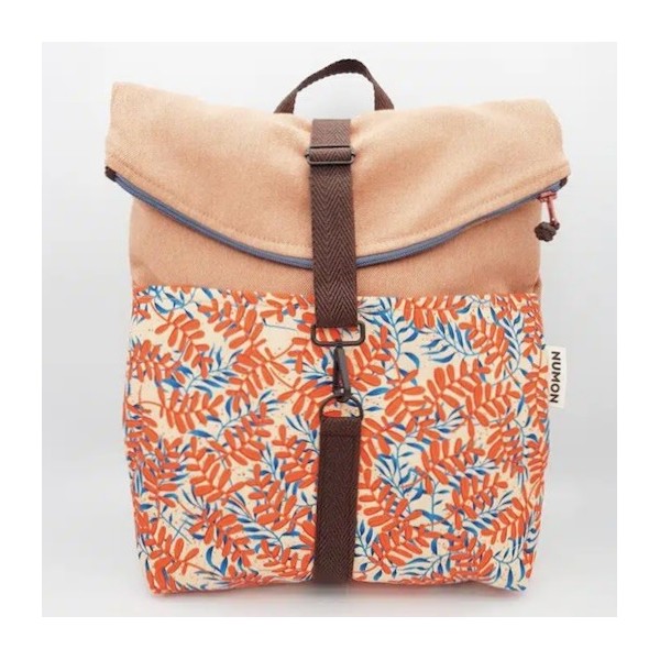 AZUL - Sac à dos Iconic - Hojas - Numon