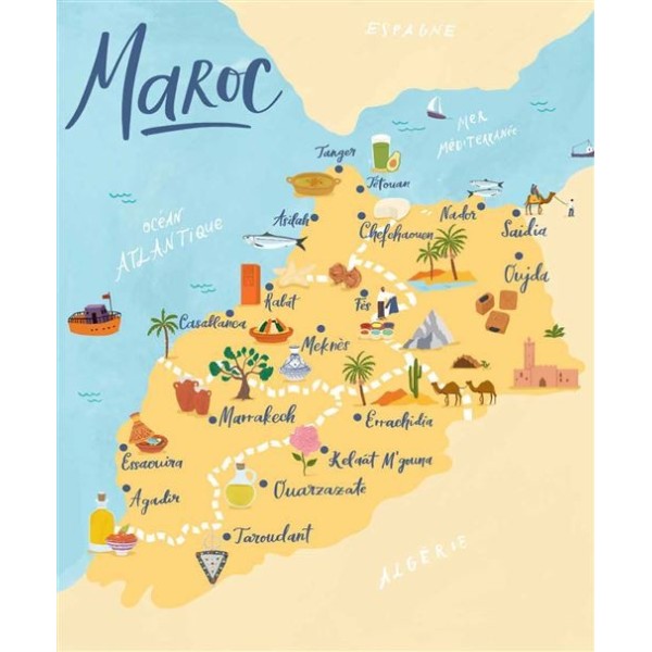 Maroc, ballades gourmandes, recettes et art de vivre
