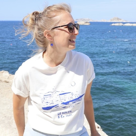 AZUL - T-Shirt Azul - Massalia