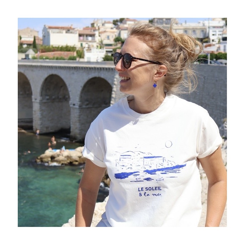 AZUL - T-Shirt Azul - Le soleil & la mer