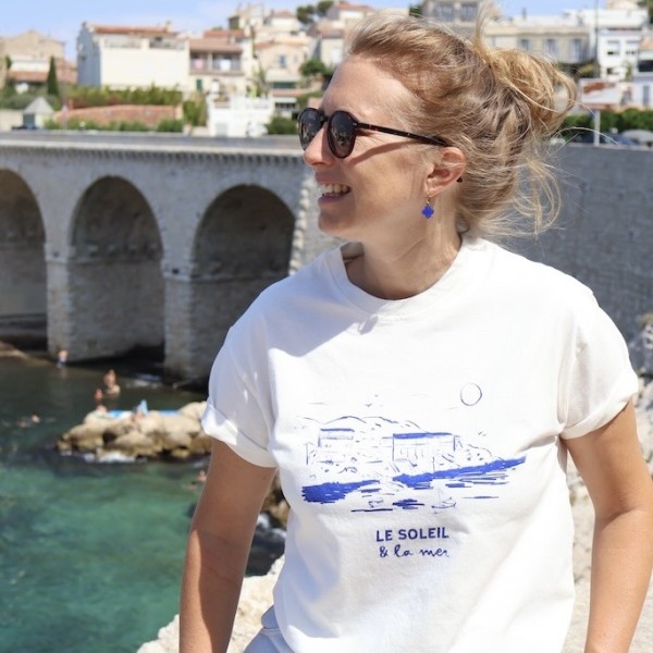 AZUL - T-Shirt Azul - Massalia