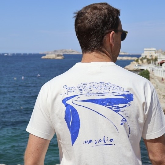 AZUL - T-Shirt Azul - Massalia