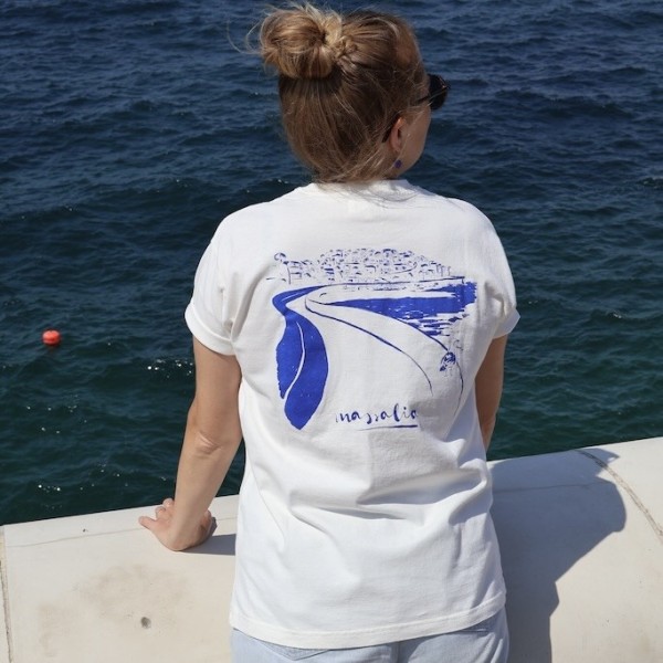 AZUL - T-Shirt Azul - Massalia