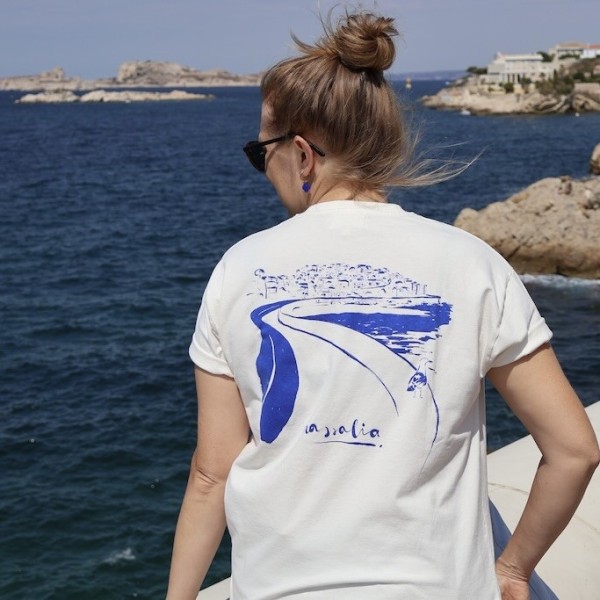 AZUL - T-Shirt Azul - Massalia