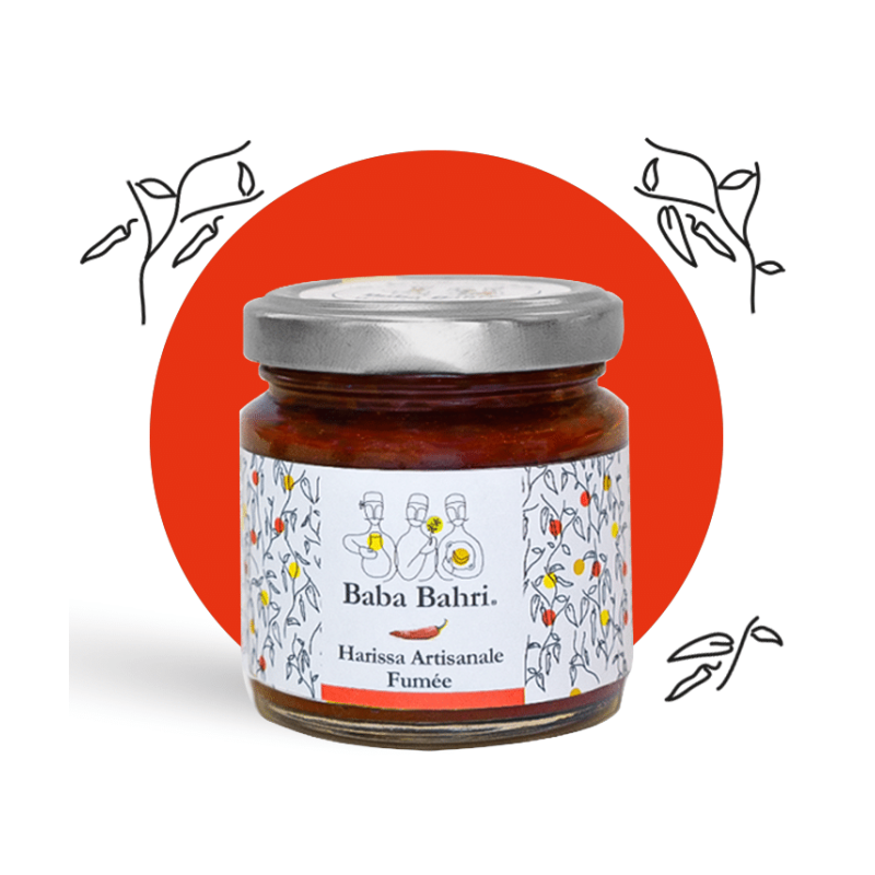 AZUL - BABA BAHRI - Harissa Artisanale de Tunisie Fumée