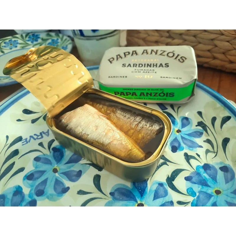 AZUL - Papa Anzóis - Sardines fumées à l'huile d'olive