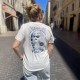 AZUL - T-Shirt Café de la plage bleu - LYOUM