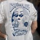 AZUL - T-Shirt Café de la plage bleu - LYOUM