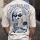 AZUL - T-Shirt Café de la plage loose Blanc - LYOUM