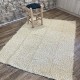 Grand tapis peludo Castanha