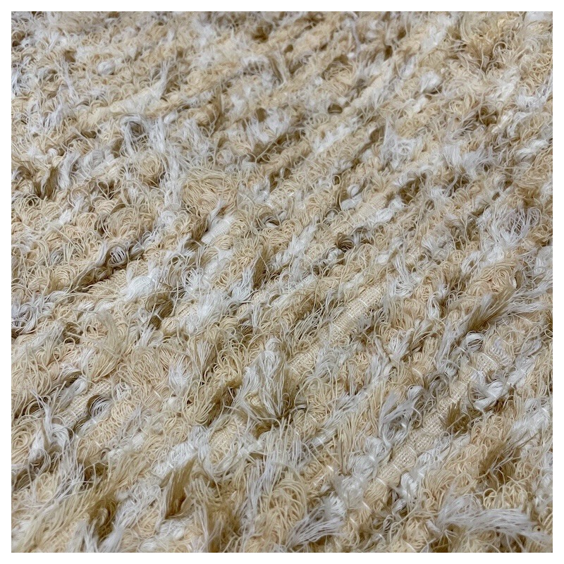 Grand tapis peludo Castanha