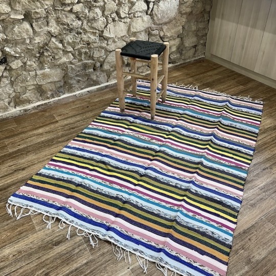 Grand tapis trapos branco