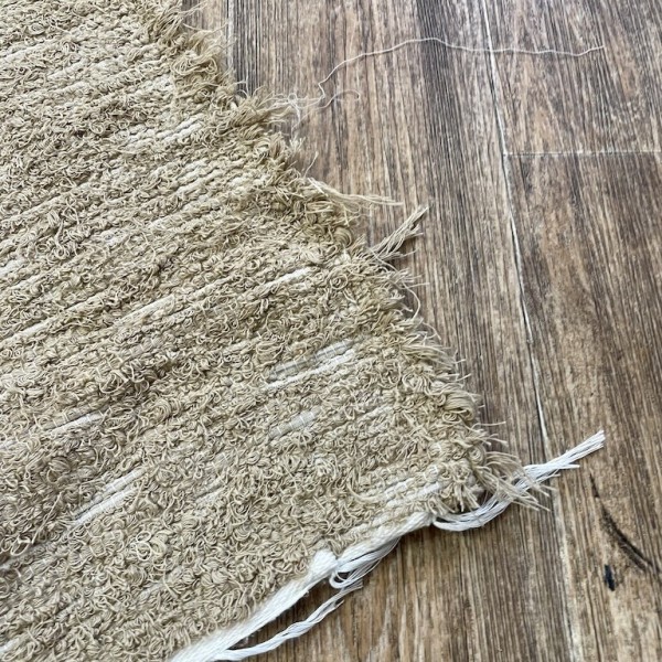 Grand tapis peludo camel