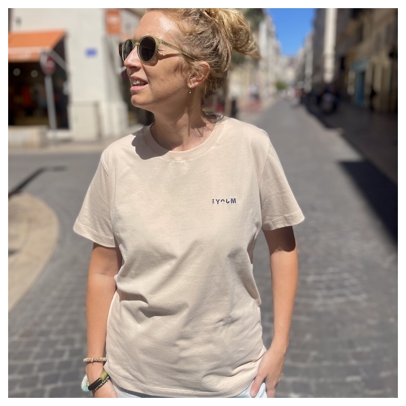 AZUL - T-Shirt Café de la plage Sable - LYOUM