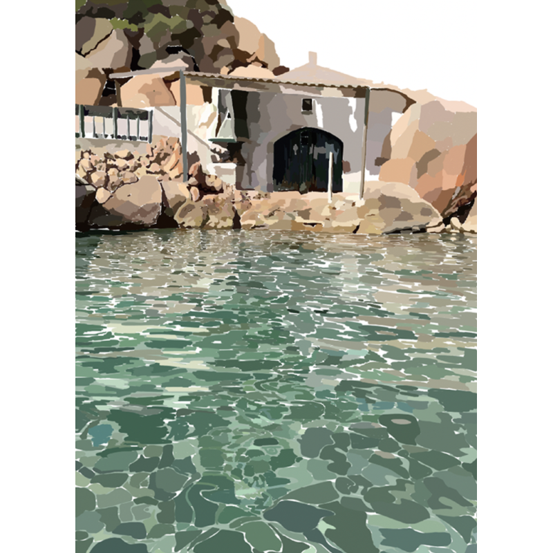 AZUL - Es Bot - Illustration par Nura Art