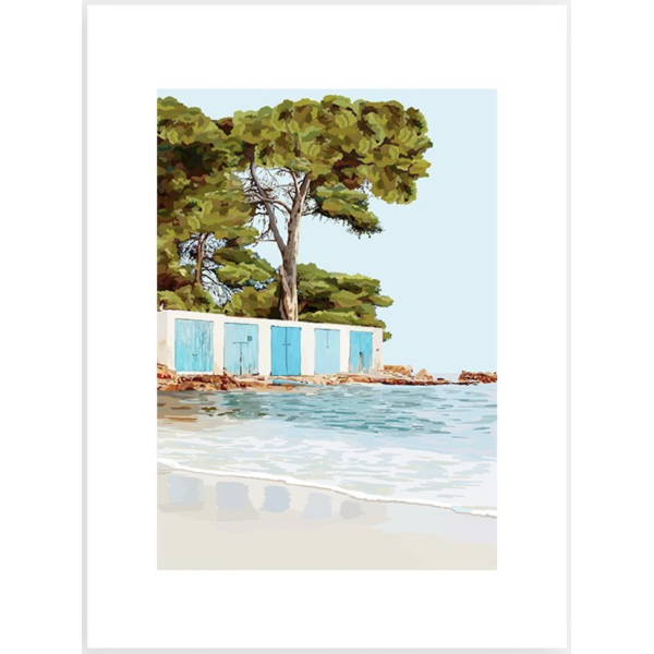 AZUL - Cala Pada - Illustration par Nura Art