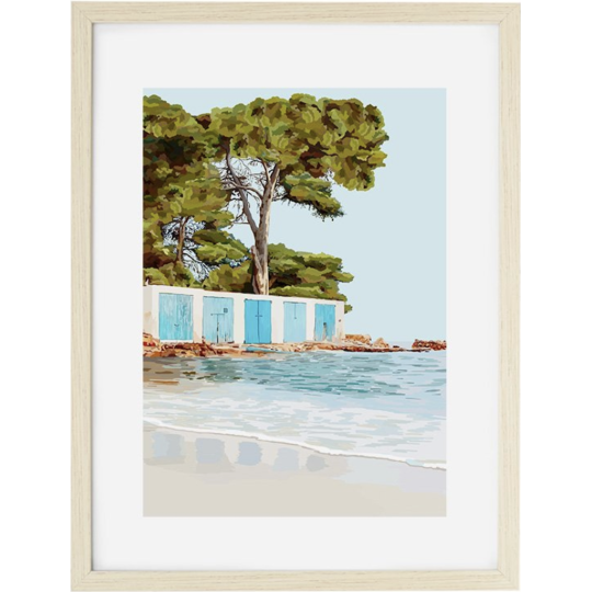 AZUL - Cala Pada - Illustration par Nura Art