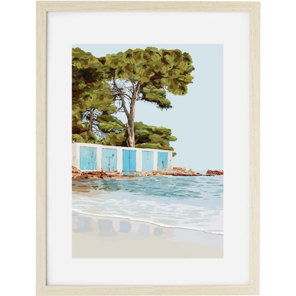 AZUL - Cala Pada - Illustration par Nura Art
