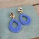 AZUL - Sol Studio - Boucles d'Oreilles Marley Laiton