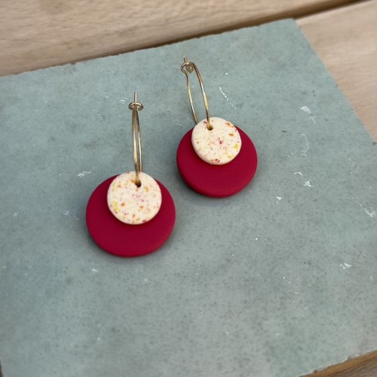 AZUL - Sol Studio - Boucles d'Oreilles Danielle Round