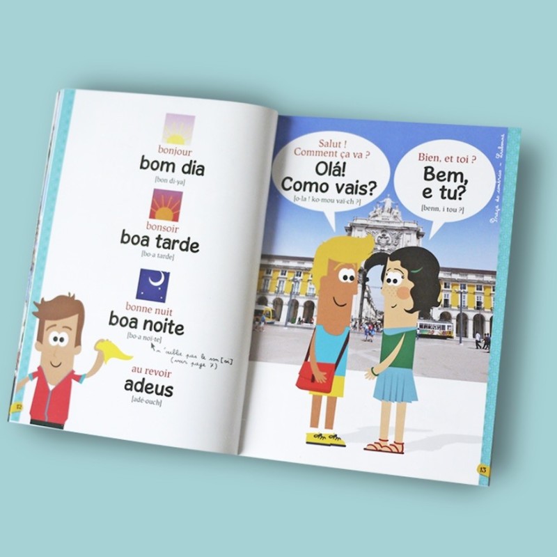 AZUL - Portugais - Le Guide de Conversation des Enfants - Bonhomme de chemin