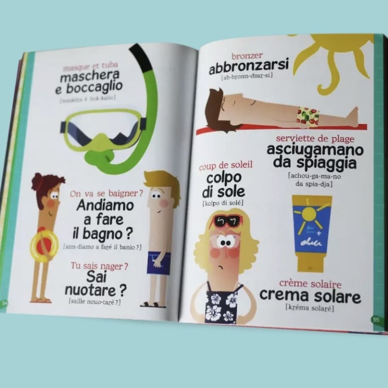 AZUL - Italien - Le Guide de Conversation des Enfants - Bonhomme de chemin