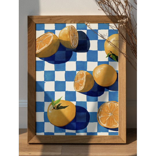 AZUL - EVA HALFERS - Snack from the orange tree - Illustration