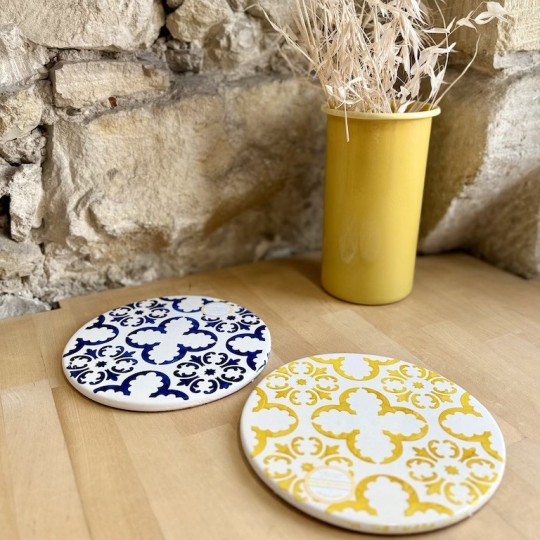AZUL - Dessous de plat fleur
