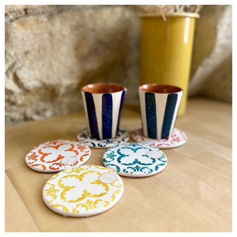 AZUL - Dessous de verre fleur