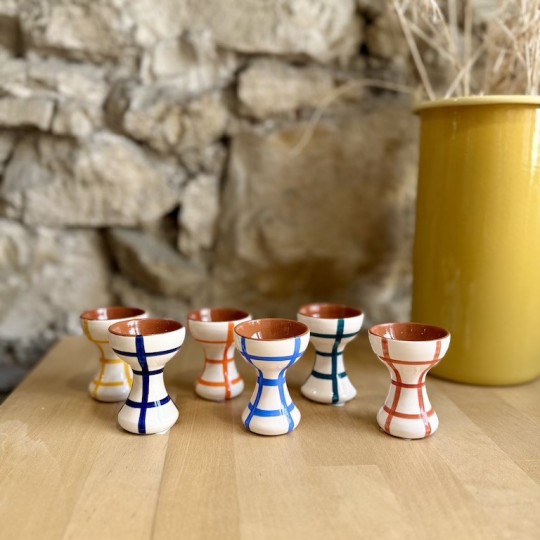 AZUL - Coquetier quadrillé