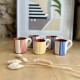 AZUL - Tasse à café banda de listas avec anse