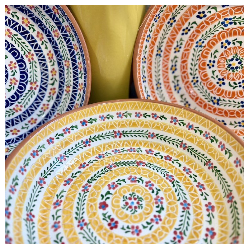 AZUL - A LOJA DA CERAMICA - Saladier Flores ⌀ 26cm