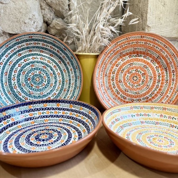AZUL - A LOJA DA CERAMICA - Saladier Fruteira T9