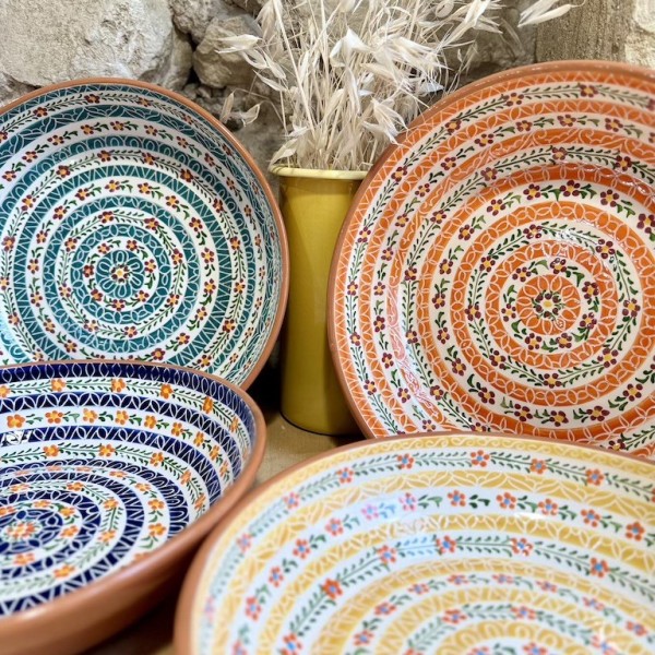 AZUL - A LOJA DA CERAMICA - Saladier Fruteira T9