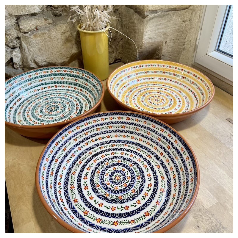 AZUL - A LOJA DA CERAMICA - Saladier Fruteira T12