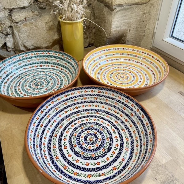 AZUL - A LOJA DA CERAMICA - Saladier Fruteira T12